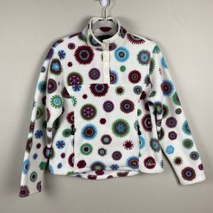 L.L. Bean Snap Synchilla Sweater Fleece Pullover - Size Medium